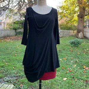 Simpli Black Asymmetrical Dress